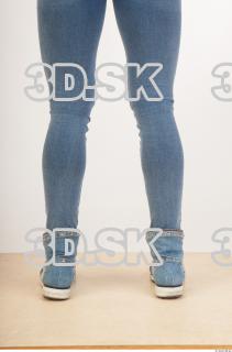 Calf blue jeans of Oxana  0005